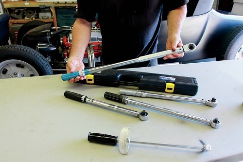Several Torque Wrenches Of Different Types